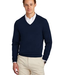 Brooks Brothers Cotton Stretch B-Neck Sweater - BB18400