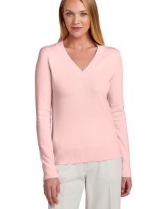 Brooks Brothers Women's Cotton Stretch V-Neck Sweater