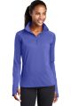 Sport Tek Ladies Sport Wick Stretch 1/4 Zip Pullover - LST850